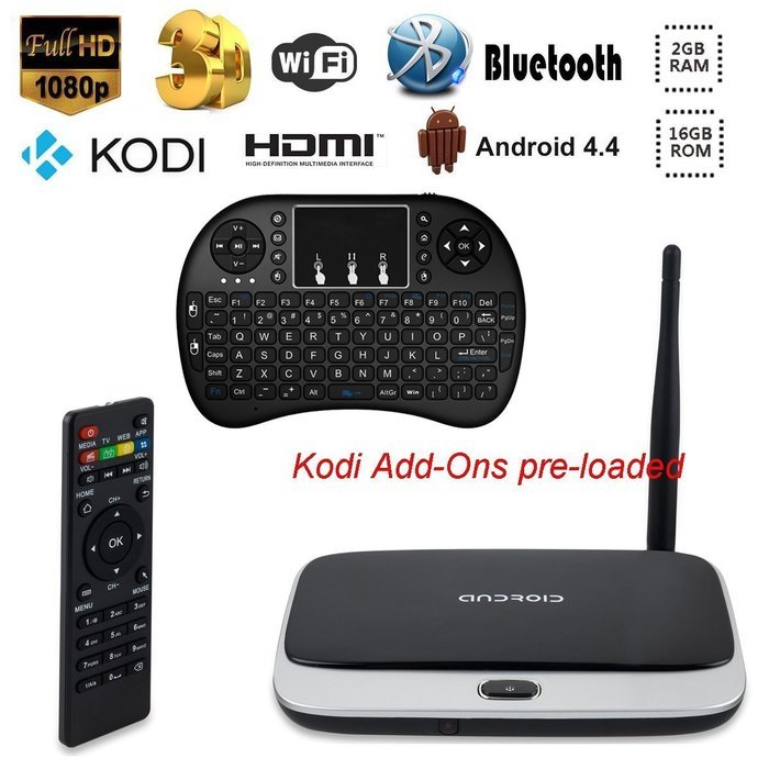 Topsion Smart Internet TV Box CS918 Android 4.4 Quad Core 2GB/8GB Google Streaming Media Player Full HDMI Support... N10