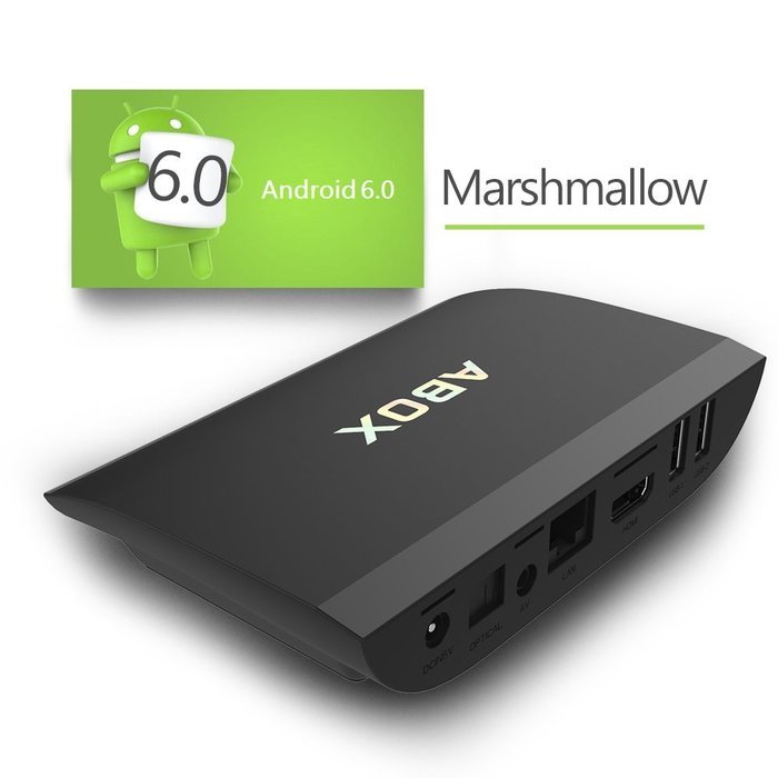 [Free Mini Keyboard] 2017 Model ABOX A3 Android 6.0 TV Box with Amlogic S912 Octa-Core 64-bit ARM Cortex A53 CPU N5