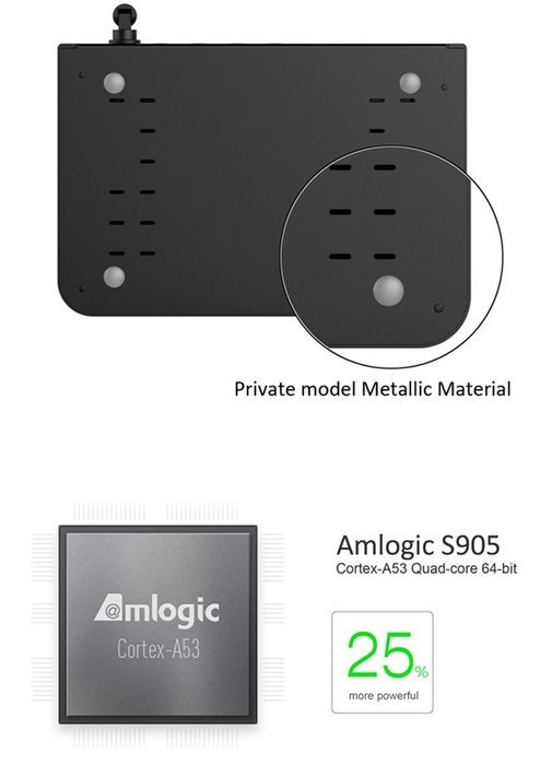 Henscoqi T95 Android 5.1 Lollipop TV Box Amlogic S905 Quad-core 2GB 8GB 4K2k HD Decoding Dual Band WiFi Bluetooth4.0... N4