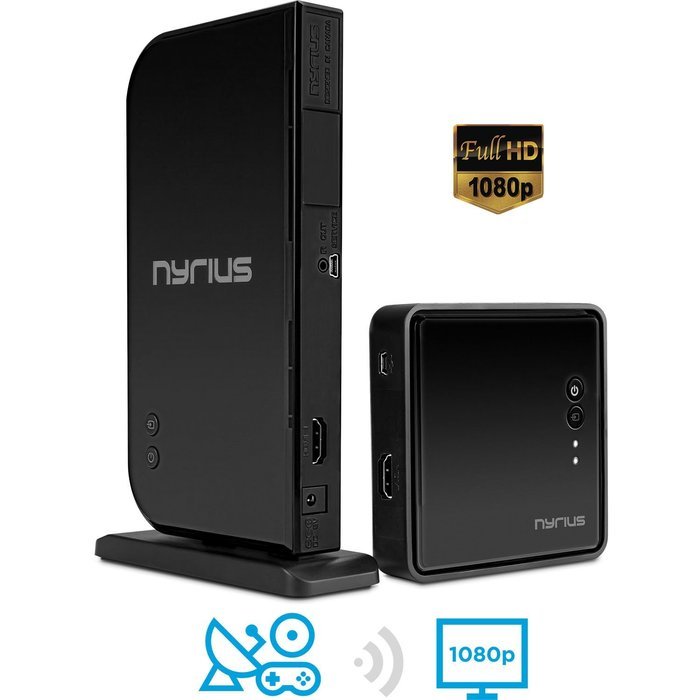 Nyrius ARIES Home HDMI Digital Wireless Transmitter & Receiver for HD 1080p Video Streaming, Cable box, Satellite... N2
