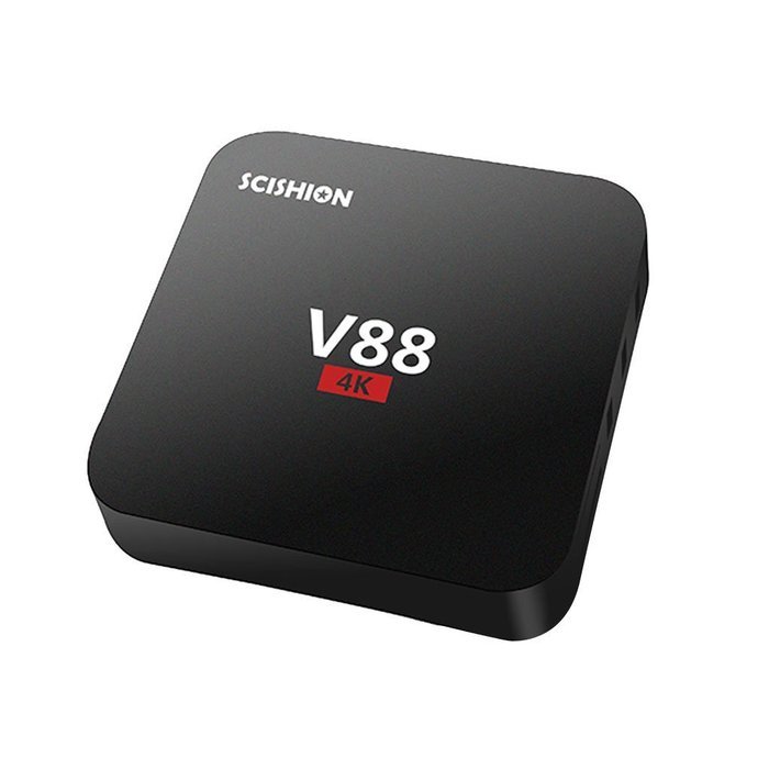 V88 FHD 1080P 4K 3D Smart TV Box Android 5.1 Quad-Core 1+8GB KODI/XBMC WiFi Media Player Hotspot N8
