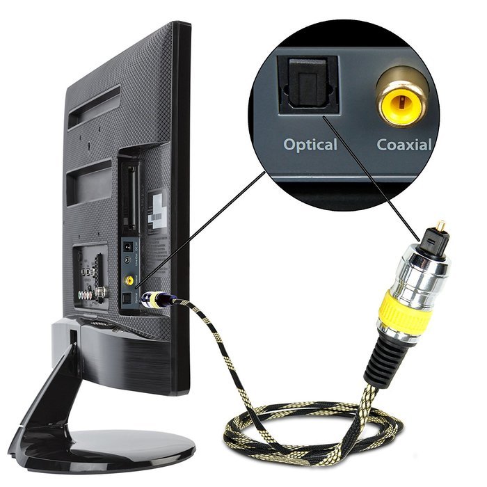 DATASTREAM Digital Audio Optical TOSLink Cable (6') w/ High Fidelity Audio Transfer & Nylon Braided Cable - Excellent... N6