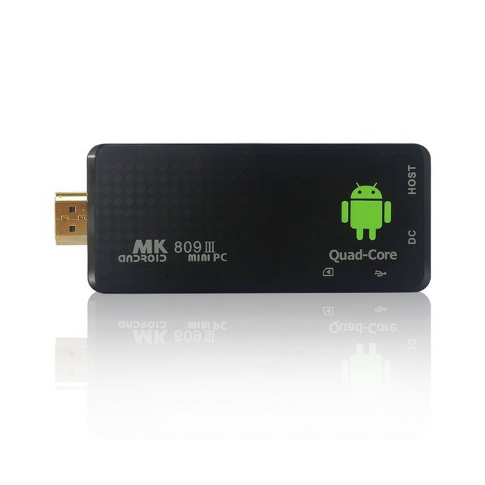 Zibo MK809III Mini PC TV Box, Android 4.4, RK3188T Quad Core 1.8GHz, 2G RAM 8G ROM, GPU Mali-400 MP4, Supports... N2