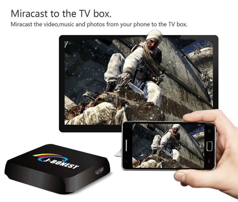 2G/16G 4K TV BOX with Mini Keyboard J-Bonest Smart Android TV Box Amlogic S812 Quad Core KODI 16.0 Fully Unlocked... N8