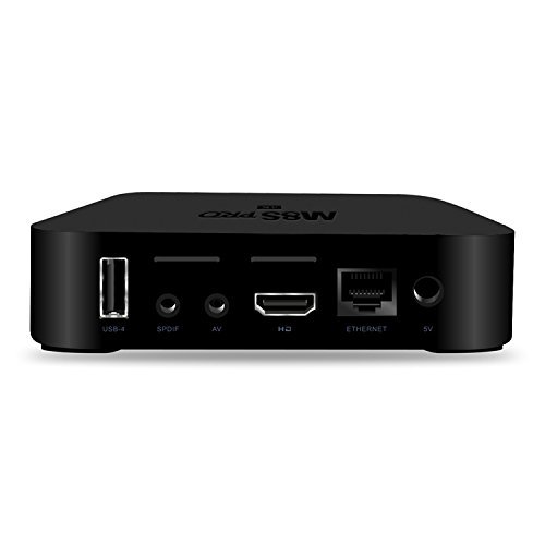 Flylion M8S Pro TV Box Android5.1 RK3229 Quad Core 2GB 8GB Kodi16.1 Fully Loaded H.265 4K Streaming Media Player N4