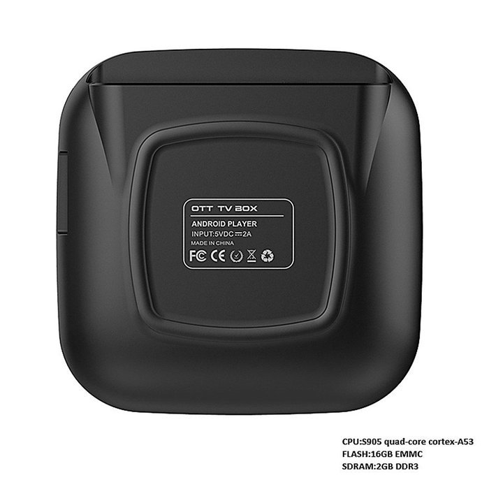 Kitbox K7 Android TV Box S905 Quad-Core 2GB/16GB Dual WIFI Bluetooth Kodi16.1 Set-Top-Box N5