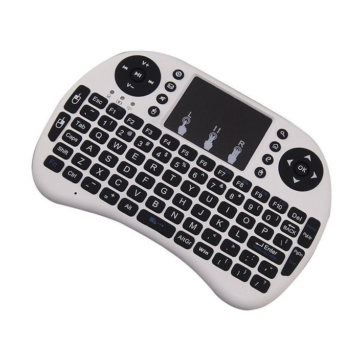 Henscoqi I8 2.4G Wirelesss Multi-Touch Mini Mouse and Keyboard for Android TV Box, PC, Pad, XBox 360, PS3, HTPC... N2