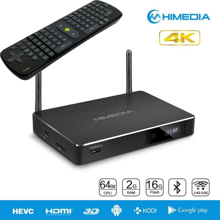 HIMEDIA H8 Plus Octa-Core Android 5.1 TV Box 2GB 16GB 3D BD-ISO 4K UHD Set-Top Box Bluetooth 4.0 2.4G/5.0G Wifi...