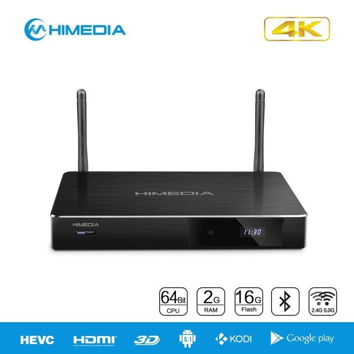 HIMEDIA H8 Plus Octa-Core Android 5.1 TV Box 2GB 16GB 3D BD-ISO 4K UHD Set-Top Box Bluetooth 4.0 2.4G/5.0G Wifi... N2