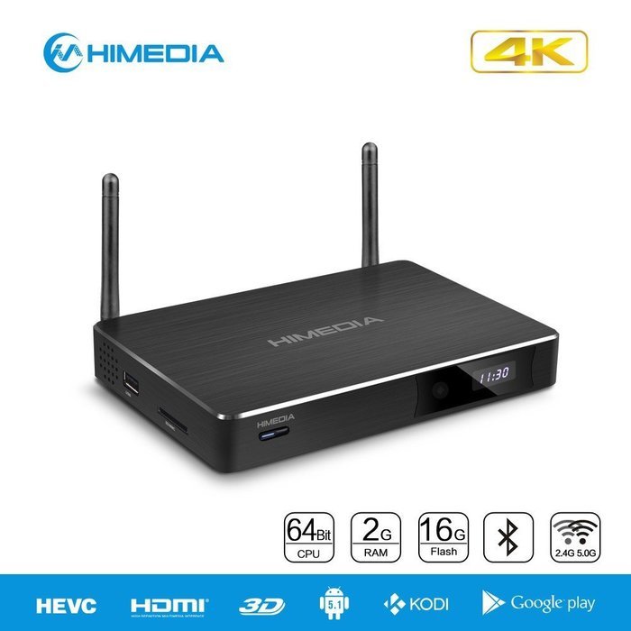 HIMEDIA H8 Plus Octa-Core Android 5.1 TV Box 2GB 16GB 3D BD-ISO 4K UHD Set-Top Box Bluetooth 4.0 2.4G/5.0G Wifi... N3