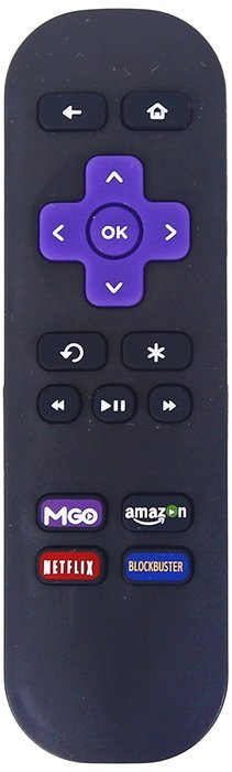Amaz247 ARCBZB Replacement Remote for Roku 4/3/2/1, (HD, LT, XS, XD); DO NOT Support Roku Stick or Roku TV; 2nd... N13