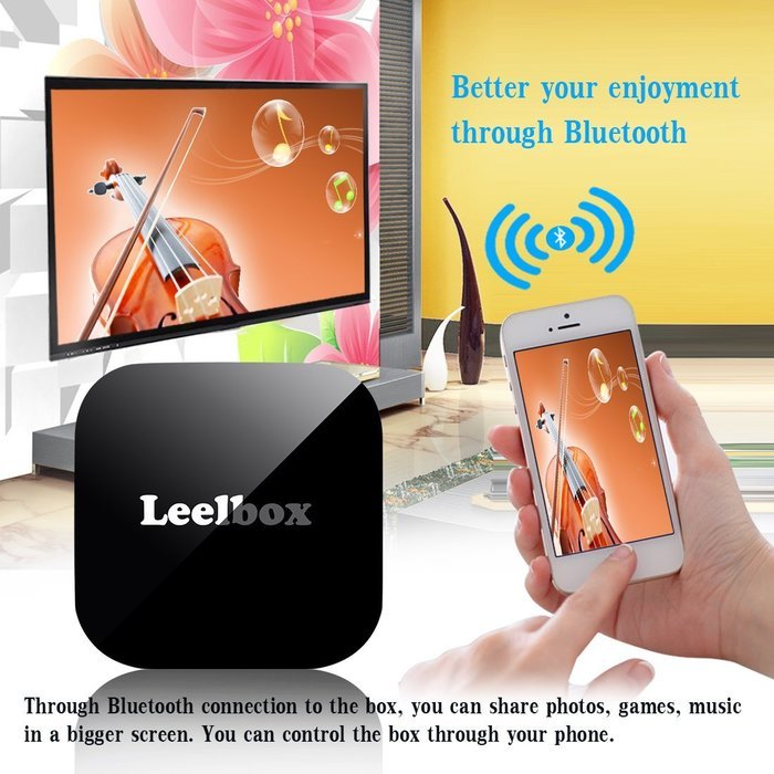 Leelbox Q3 Pro Android 6.0 TV Box Amlogic S905x Quad Core 64 Bit 2GB RAM+16GB ROM Fully Preloaded KODI 16.1 Atreaming... N3