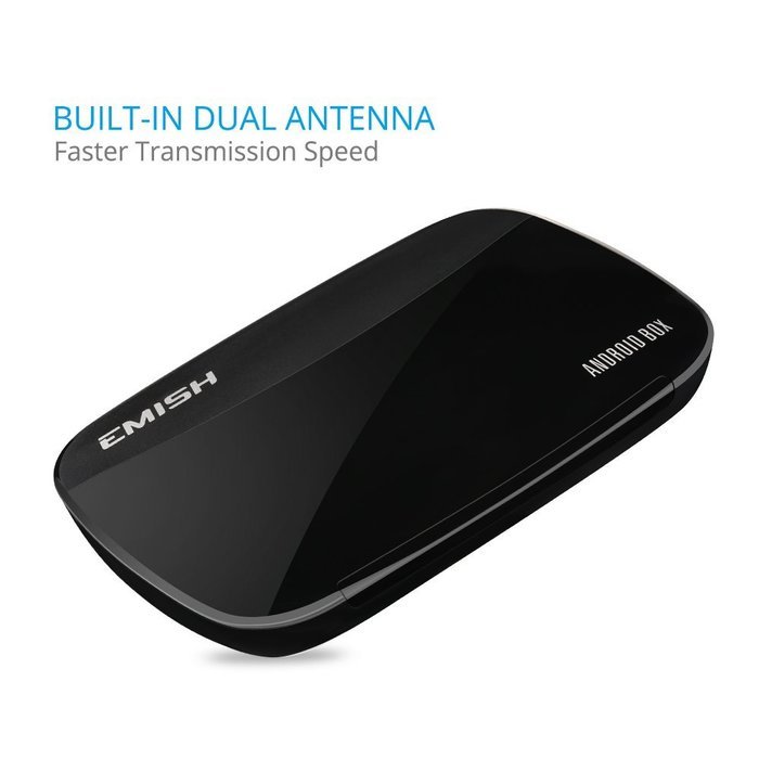 VicTsing TV Box Quad Core Android 4.4.4 Smart Pro Media Player 1080P WIFI HDMI XBMC, Black N2