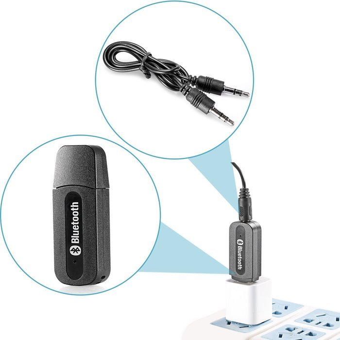 BestDealUSA USB Bluetooth 3.5mm Stereo Audio Music Receiver N5