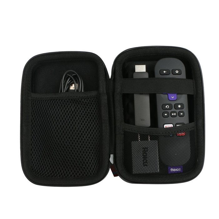 Khanka EVA Hard Case Travel Carrying Storage Bag for Roku Streaming Stick 3600R / 3500R / 3500XB N3