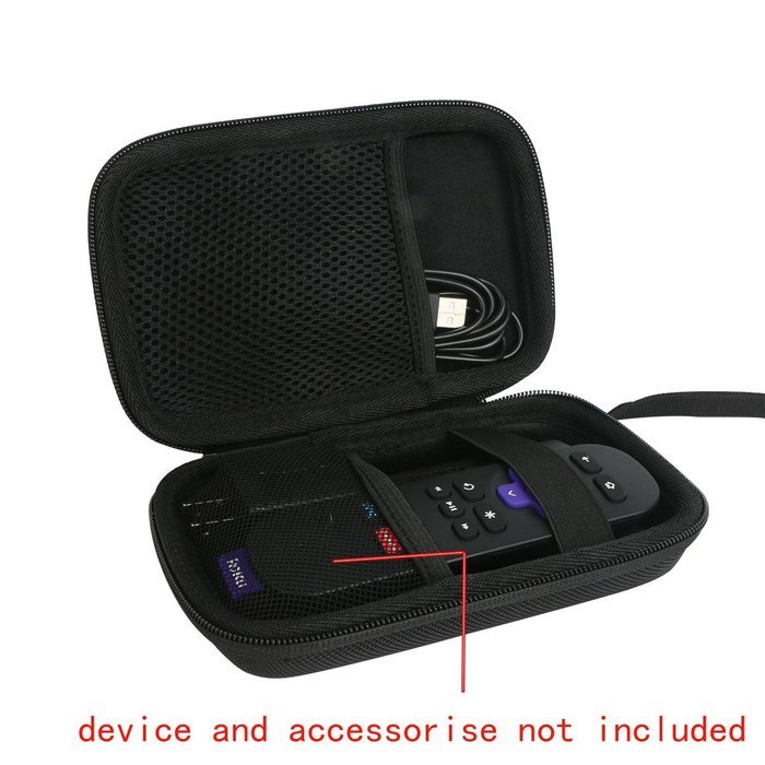 Khanka EVA Hard Case Travel Carrying Storage Bag for Roku Streaming Stick 3600R / 3500R / 3500XB N6