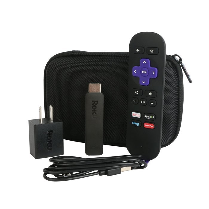 Khanka EVA Hard Case Travel Carrying Storage Bag for Roku Streaming Stick 3600R / 3500R / 3500XB N9