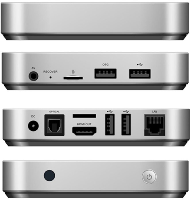 HPH TV Box Quad core 4 GB RAM DDR3 32 GB NAND Flash eMMC GPU Mali-T764 Ultra HD 4k RK3288 1.8 GHz Cortex-A17 Android... N2