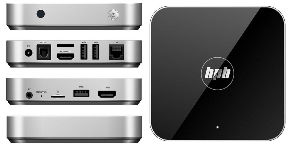 HPH TV Box Quad core 4 GB RAM DDR3 32 GB NAND Flash eMMC GPU Mali-T764 Ultra HD 4k RK3288 1.8 GHz Cortex-A17 Android... N3