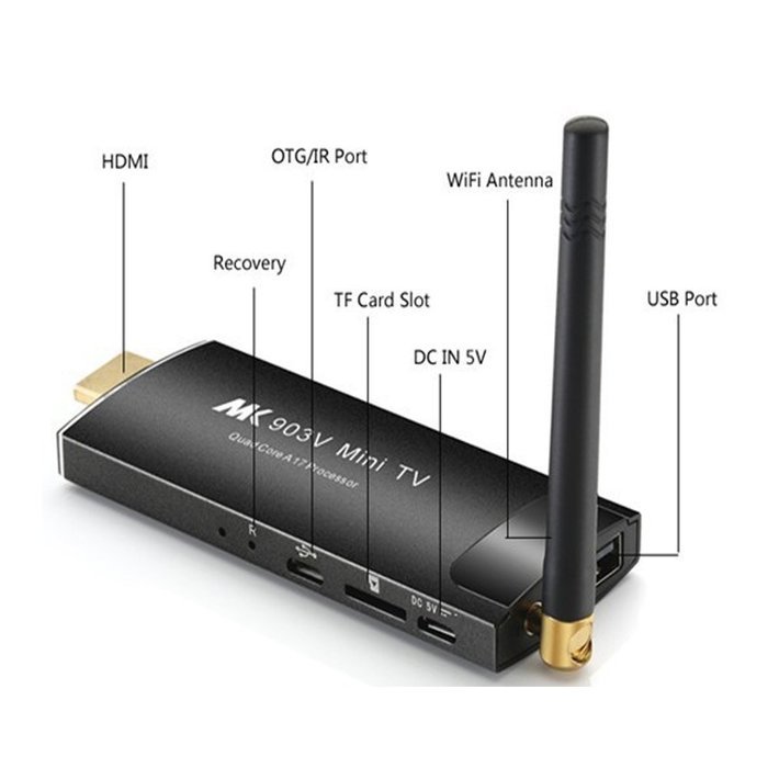 Mini Pc Mk903v Google Tv Stick Dongle Quad Core Android 4.4 Mini Pc 2gb RAM 8gb ROM Better Than Android Tv Box... N2