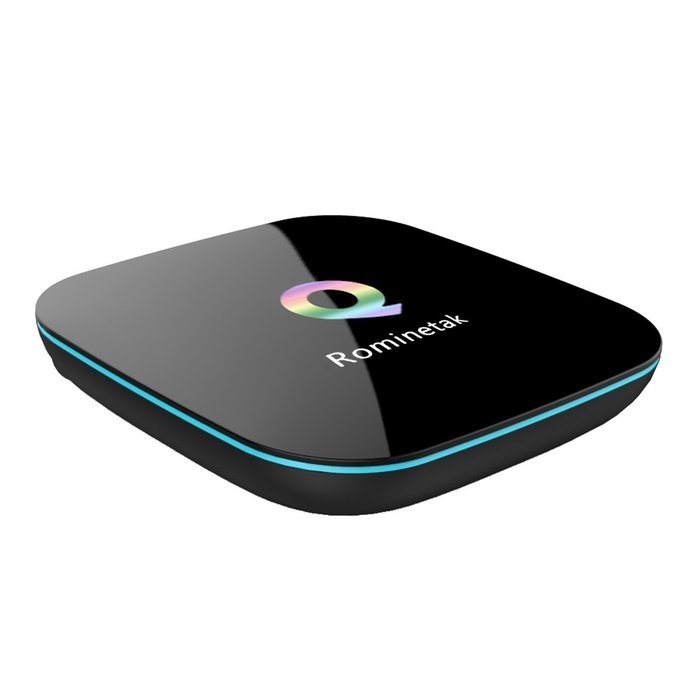 Rominetak [Q-Box 2G/16G + Wireless Mini Touchpad Keyboard] Android 5.1 Lollipop TV Box Quad Core 4K UHD 3D 1000M... N2