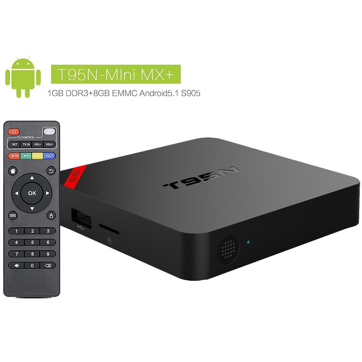 Easytone T95N Mini M8S Pro Kodi 16.0 Amlogic S905 Android 5.1 TV Box 4K ...