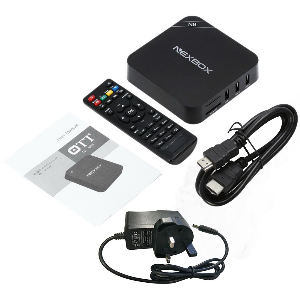 Norbi NEXBOX N9 Android 4.4 Network Set-top Boxes Quad-core TV Box 1 ...