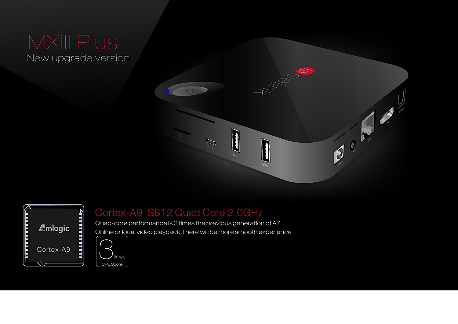 Beelink MXIII Plus (MX3+) Beelink Smart 4Kx2K TV Box Mini PC Streaming