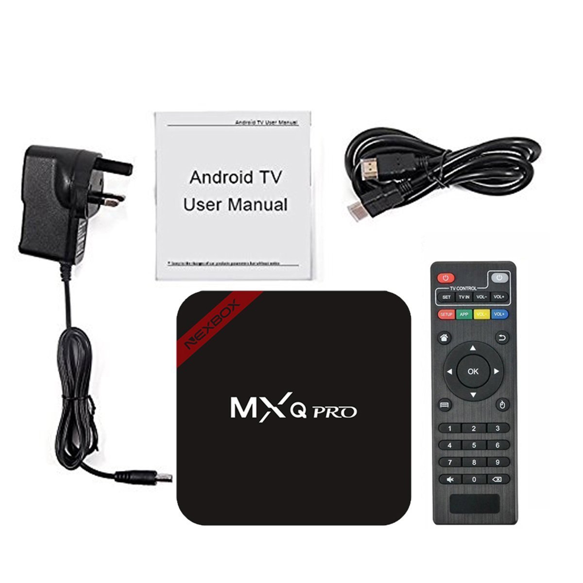 Yeser Mxq Pro Nexbox Android Tv Box Mini Gaming Keyboard Amlogic S