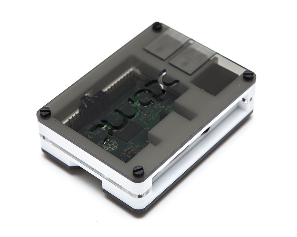 Raspberry Pi 3 Based - Extreme Xbmc Kodi Media Center - B/W Case ...