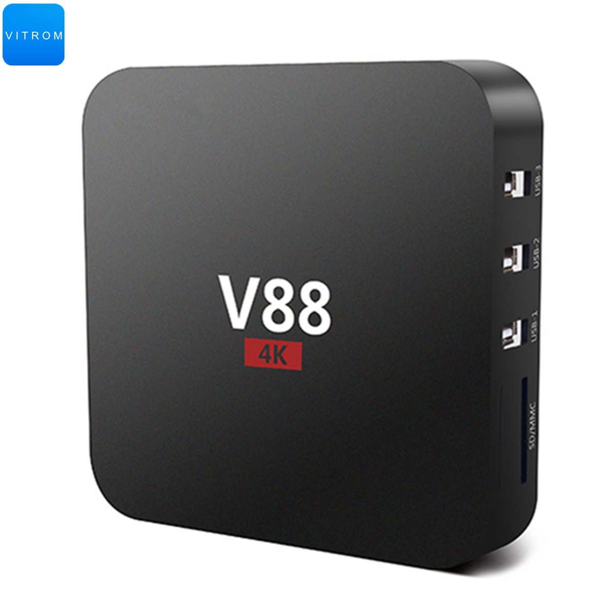 V88 Amlogic S905 Quad Core HD TV BOX Android 5.1 4K TV Player 1GB/ 8GB ...