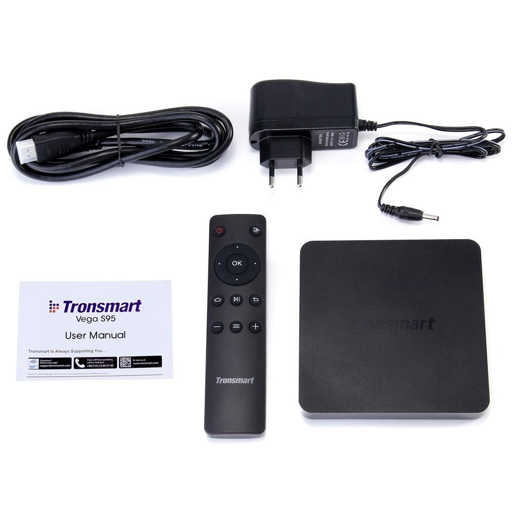 Tronsmart Vega S95 Telos Amlogic S905 4K TV Box, Quad Core 2G+16G H.265 ...