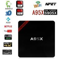 NPET A95X Android 6.0 Amlogic S905X TV Box Kodi 16.1 Wifi 3D 4K 1GB 8GB Streaming Media Player