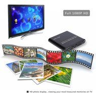 YKS HDMI Digital Media Player,1080P Full-HD Ultra Portable Multi-function Media Player For USB Drives SD/SDHC... N12