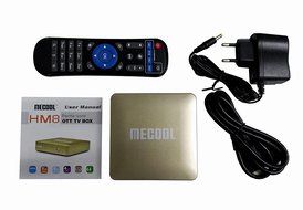 Double J&amp;J HM8 Android 6.0 OTT Mini TV Box KODI 17.0 Amlogic S905X Quad Core 1G B DDRIII 8GBEMMC Flash 64bit Streaming... N4