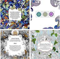 4 Designs/lot Lomefo 2016 mini Adult Coloring Books Secret Garden/Lost ocean/Time travel/Zen Mandalas 24 Pages... N2