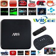[Free Wireless Mini Keyboard] WIIKEE M8 Amlogic S802 Quad Core TV Box Full Loaded add-ons with Kodi Xbmc Android...