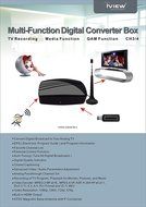 iView 3200STB-A HDTV DTV Digital Converter Box and Antenna with Media Player and Recording PVR Function N4