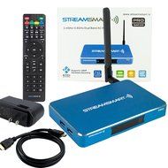 StreamSmart S5 Pro IPTV Android Streaming Media Player Quad Core 1080p Kodi Dual Band Wi-Fi 4k OTA