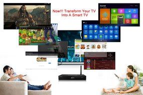 Zoomtak M5 Android TV BOX 4.4 Kitkat Amlogic S805 Chipset 1GB RAM 8GB eMMC with Kodi 16.0 Fully Loaded Dual Band... N2