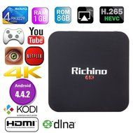 2016 Newest Richino Q1 pro 4K Android TV Box RK3229 1G/8G Quad-core KODI 16.0 Miracast 4K/2K H.265 3D 2.4G WiFi...