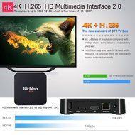 2016 Newest Richino Q1 pro 4K Android TV Box RK3229 1G/8G Quad-core KODI 16.0 Miracast 4K/2K H.265 3D 2.4G WiFi... N2