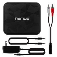 Nyrius Songo Tap Wireless Bluetooth aptX NFC Music Receiver for Streaming iPhone, iPad, Android, Smartphones,... N5