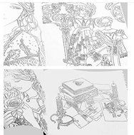 4 Designs/lot Adult Coloring Books mystery Garden beauty and beast/ Magical dream Enchanted Forest 24 Pages Kids... N8