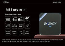 WELLWIN M8S Pro Android TV Box Amlogic S905 Quad core 1GB/8GB Android 5.1 KODI 16.0 WiFi 4K HD Media Player N3