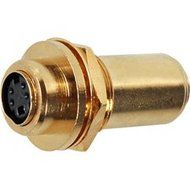 SV4-BLCM S-Video / YC 4-Pin Female-Female Gold Chassis Mount-by-RoHS