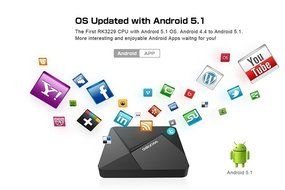 Evangel D5 Android 5.1 Lollipop Smart TV Box Rockchip RK3229 Quad Core XBMC Kodi 16.1 Fully Loaded 1GB DDR3 8GB... N5