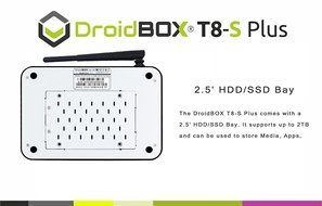 DroidBOX T8-S Plus with IR DualBoot Android 5.1.1 and OpenELEC Kodi 16.2.1 TV BOX Quad Core CPU 32GB Rom 4K Ultra... N3