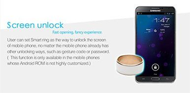 [ Packing list: Crystal Gift Box &amp; Magic White Ring ] TimeR 2 Smart wearable device Multifunction Magic NFC Ring... N9