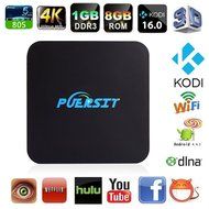 NEW Puersit TV BOX Q Pro Android Kodi 16.0 Amlogic S805 Quad Core 1GB/8GB Full Loaded Wifi, 1080P, Smart Media...